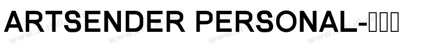 Artsender Personal字体转换